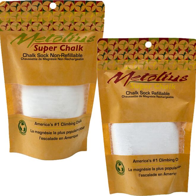 Metolius Super Chalk Sock Refillable pallina magnesite