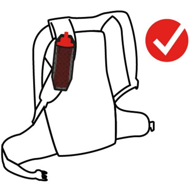 ARVA Flask Holder portaborraccia per zaino