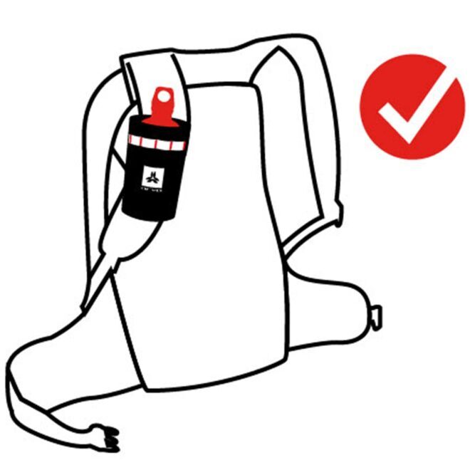 ARVA Bottle Holder portaborraccia per zaino