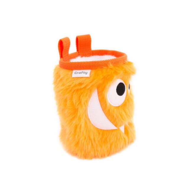 Crafty Climbing Tangerine Foodie Monster sacchetto portamagnesite 