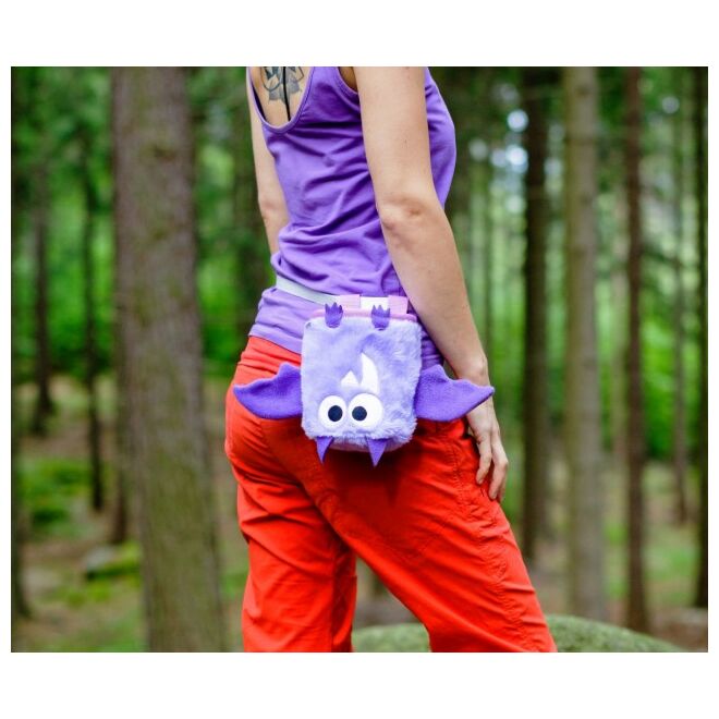 Crafty Climbing Violet Bat sacchetto portamagnesite 