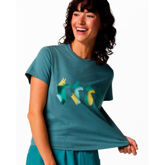 Cotopaxi Cuatro Bitmap T-Shirt maglietta donna