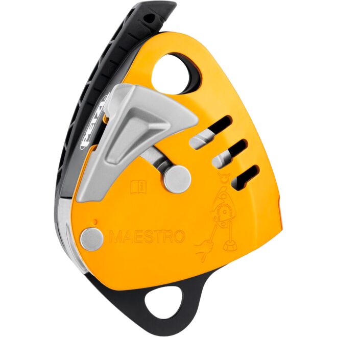 Petzl Maestro S discensore con carrucola bloccante per soccorso
