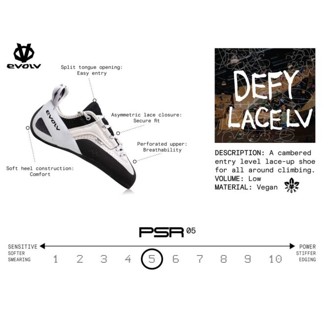 Evolv Defy Lace LV scarpette arrampicata