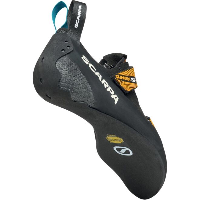 SCARPA Quantix SF Black/Bright Orange scarpette arrampicata