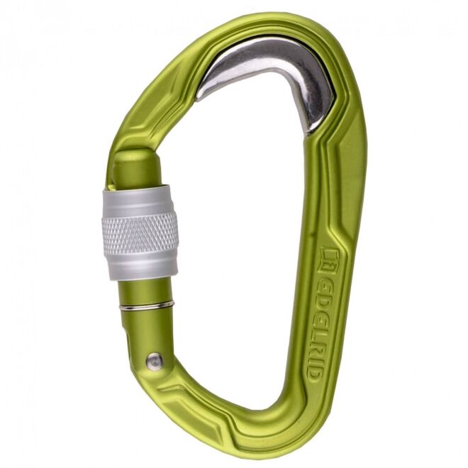 Edelrid Bulletproof Screw moschettone a ghiera arrampicata
