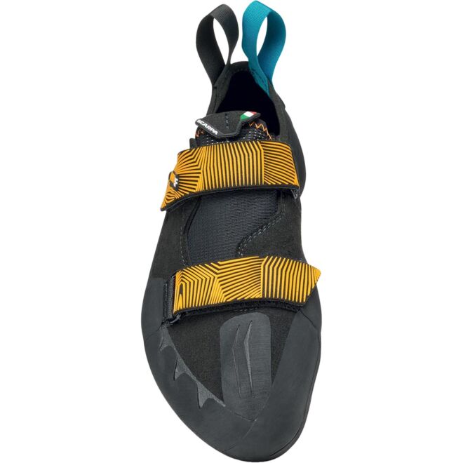 SCARPA Quantix SF Black/Bright Orange scarpette arrampicata