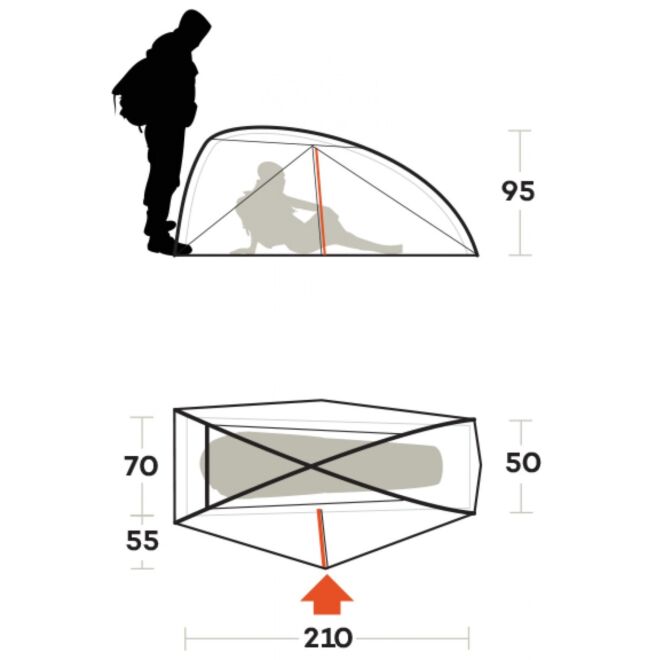 Ferrino Nemesi 1 Pro tenda da trekking