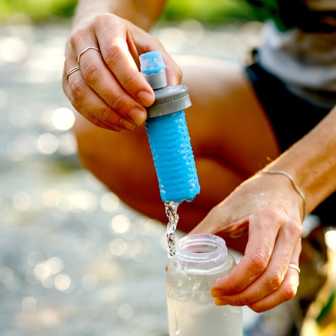 HydraPak UltraFlask+ 500ml kit borraccia morbida e filtro