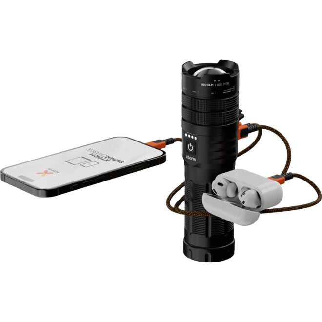 Xtorm Flashlight Powerbank - 10500 mAh torcia caricabatterie