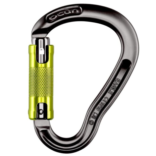 Ocun Eagle HMS Twist moschettone doppio movimento arrampicata