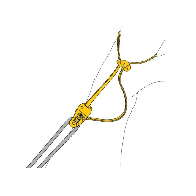 Petzl Eject falsa forcella lavoro su piante