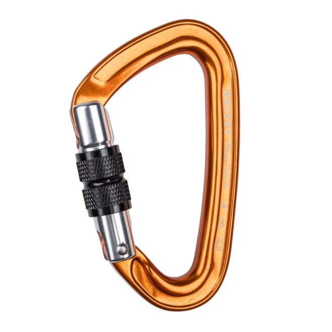 Grivel K3N Plume moschettone arrampicata a ghiera