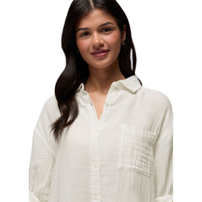 Prana Hideaways Button Down Top camicia donna