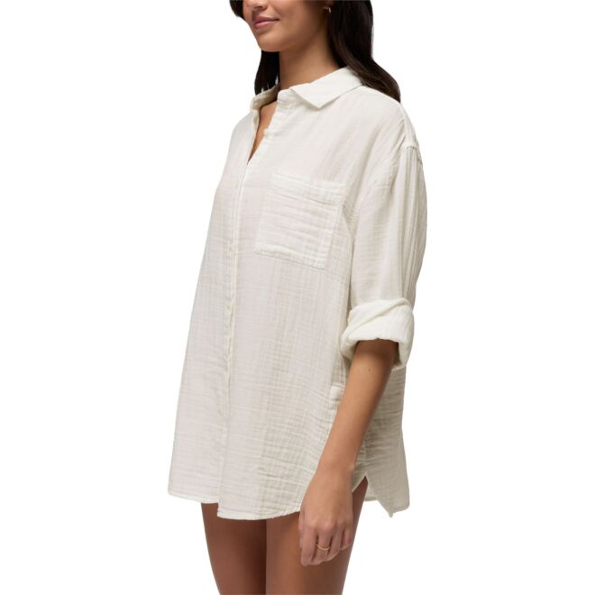 Prana Hideaways Button Down Top camicia donna