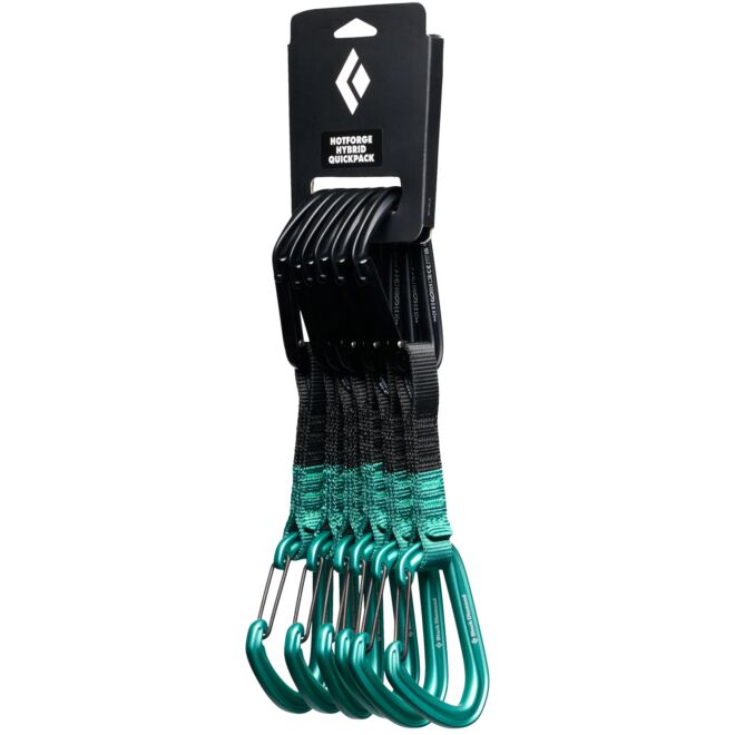 Black Diamond Hotforge Hybrid Quickpack set rinvii arrampicata