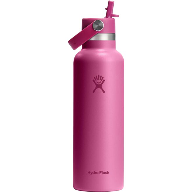 Hydro Flask 21 OZ (621 ml) Standard Mouth Flex Straw Cap borraccia termica