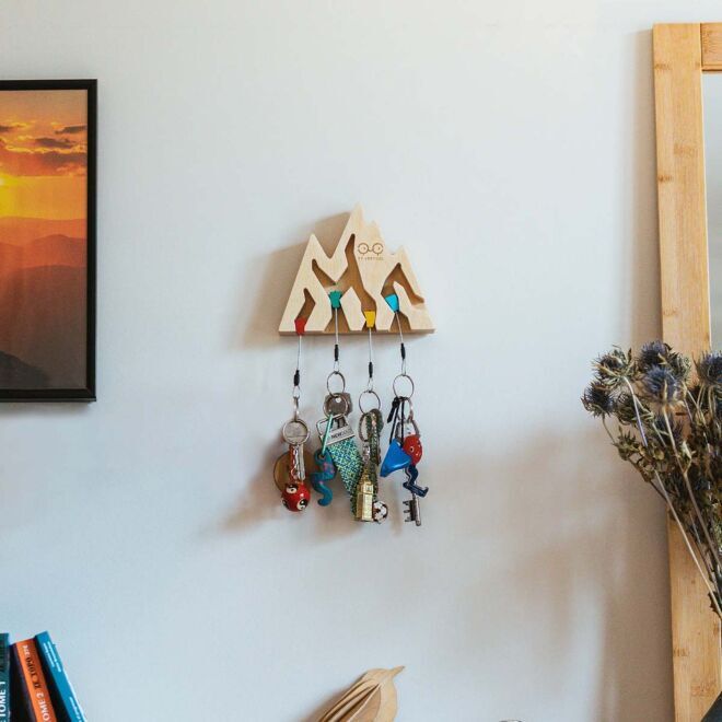 YY Vertical Mountain Key Holder portachiavi con dadi d'arrampicata