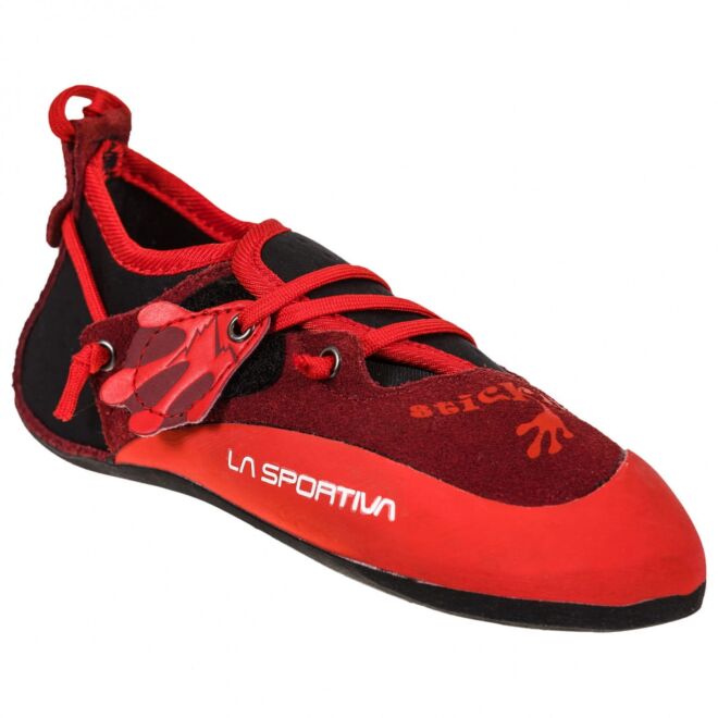 La Sportiva Stickit Chili/Poppy scarpette arrampicata bambino