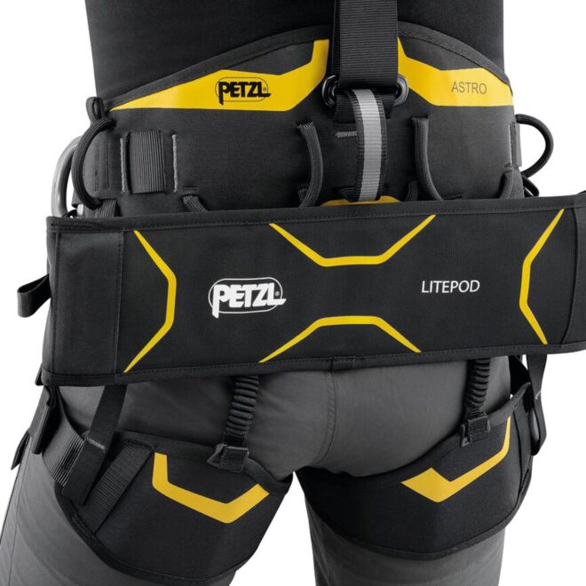 Petzl Litepod sedile da lavoro compatto progettato per sospensioni prolungate