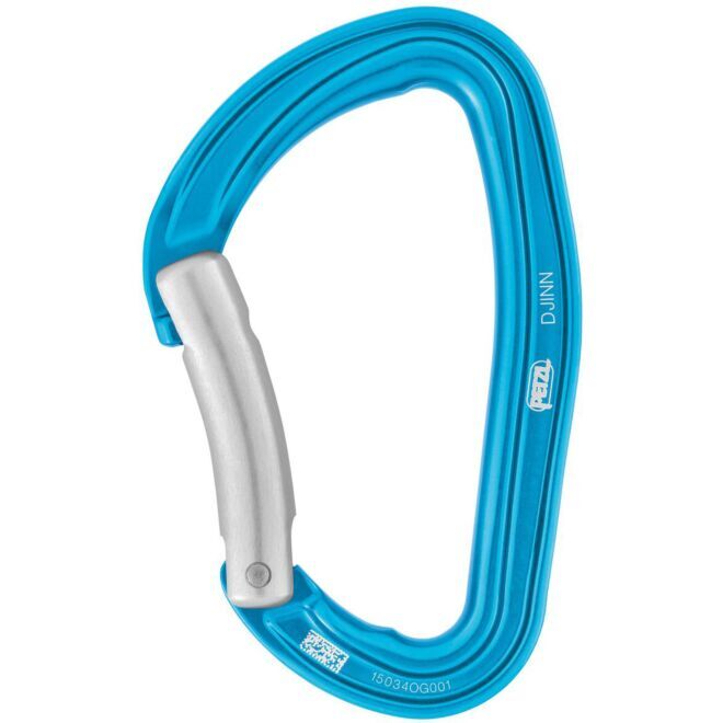 Petzl Djinn moschettone arrampicata leva curva