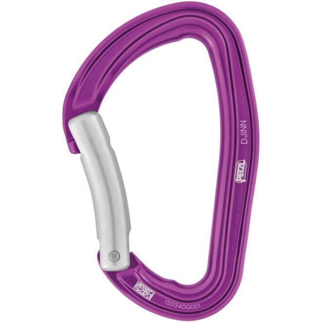 Petzl Djinn moschettone arrampicata leva curva