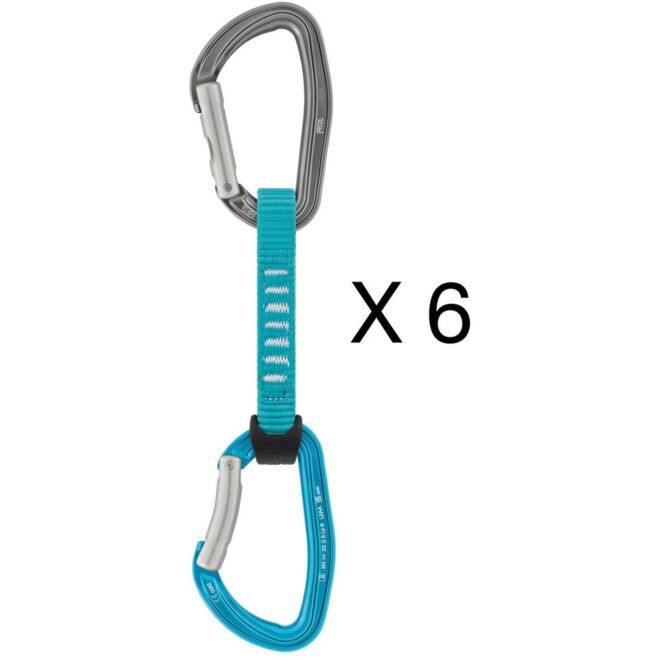 Petzl Djinn Axess rinvio arrampicata 6-pack