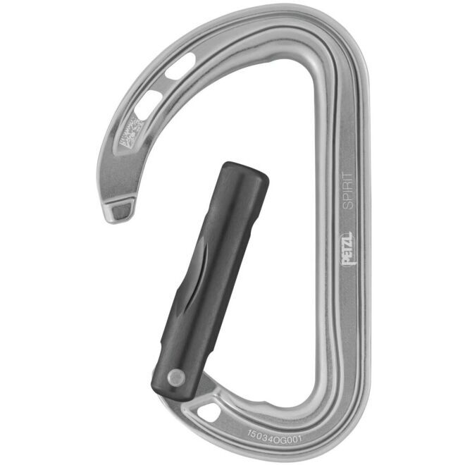 Petzl Spirit Straight Gate moschettone arrampicata