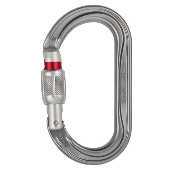 Petzl OK SCREW-LOCK moschettone arrampicata