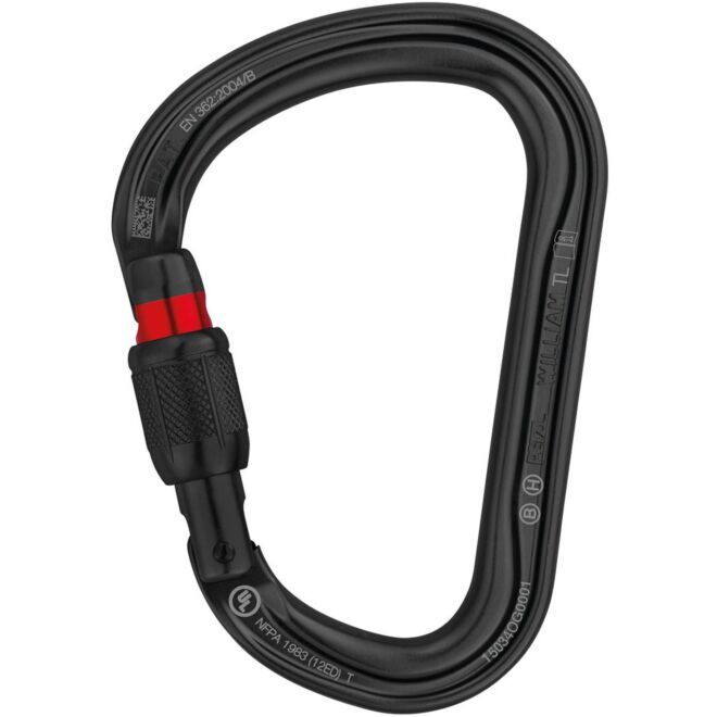 Petzl William moschettone a ghiera
