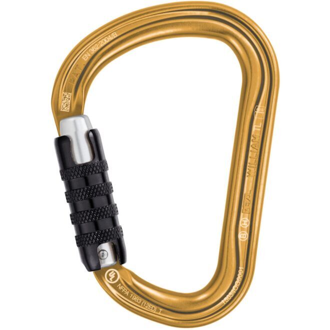 Petzl William Triact Lock moschettone a chiusura automatica arrampicata