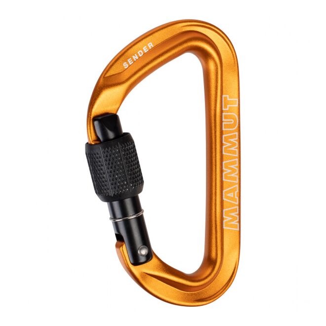 Mammut Sender Screwgate Carabiner moschettone a ghiera arrampicata
