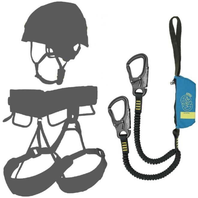 Oliunìd Deal Kit Kong Medale 2.0 + kit casco e imbracatura per ferrata