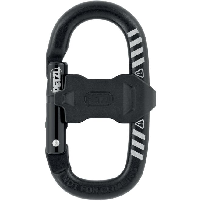 Petzl Mino con accessori moschettone porta materiale