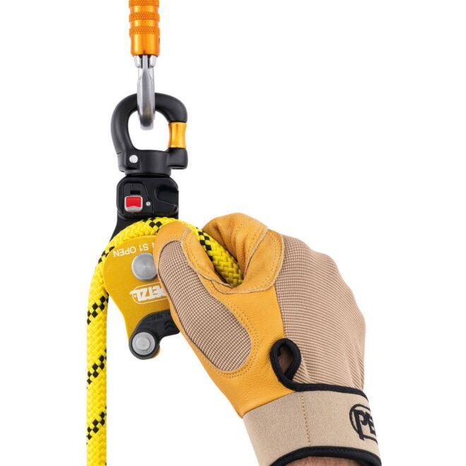 Petzl Spin S1 Open carrucola semplice per lavori in altezza