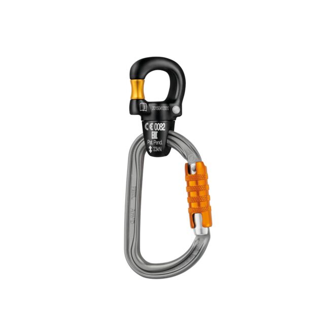 Petzl Micro Swivel girello compatto e apribile