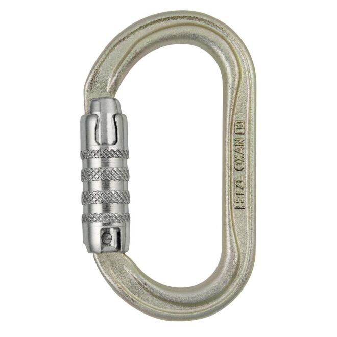 Petzl Oxan moschettone triplo movimento da lavoro versione europea