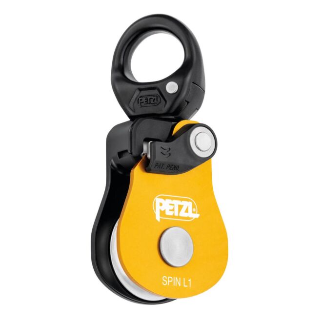 Petzl Spin L1-Yellow carrucola semplice per lavori in altezza