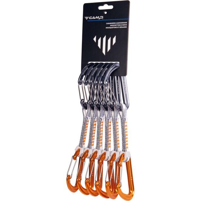 CAMP Set 6 Photon Wire Express KS Dyneema 6 pack rinvii arrampicata