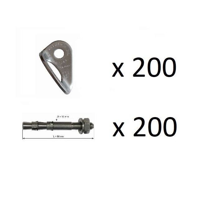 Oliunìd Kit chiodatore piastrine chiodi x200
