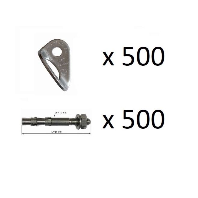 Oliunìd Kit chiodatore piastrine chiodi x500