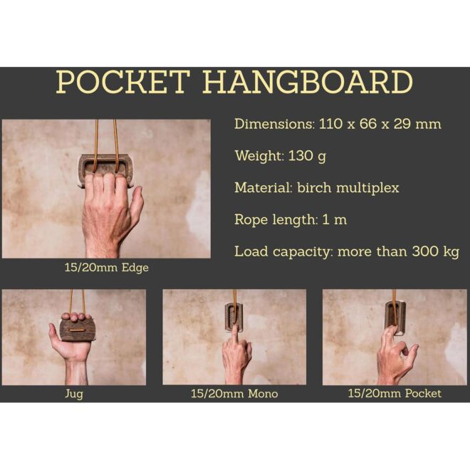 Captain Fingerfood Pocket trave arrampicata portatile