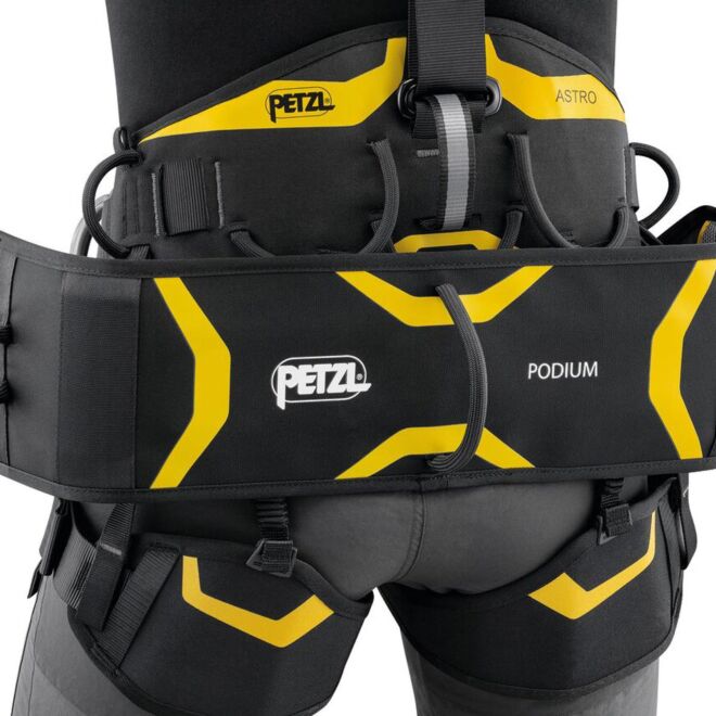 Petzl Podium sedile da lavoro comodo progettato per sospensioni prolungate