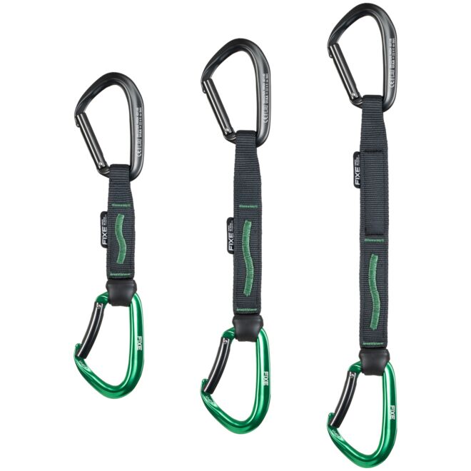 Fixe Pack 4 Puput Wide set rinvii arrampicata