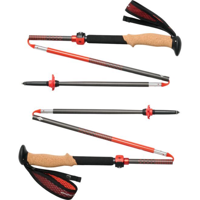 BD Black Diamond Pursuit Carbon Flz Trek Poles bastoncini da trekking