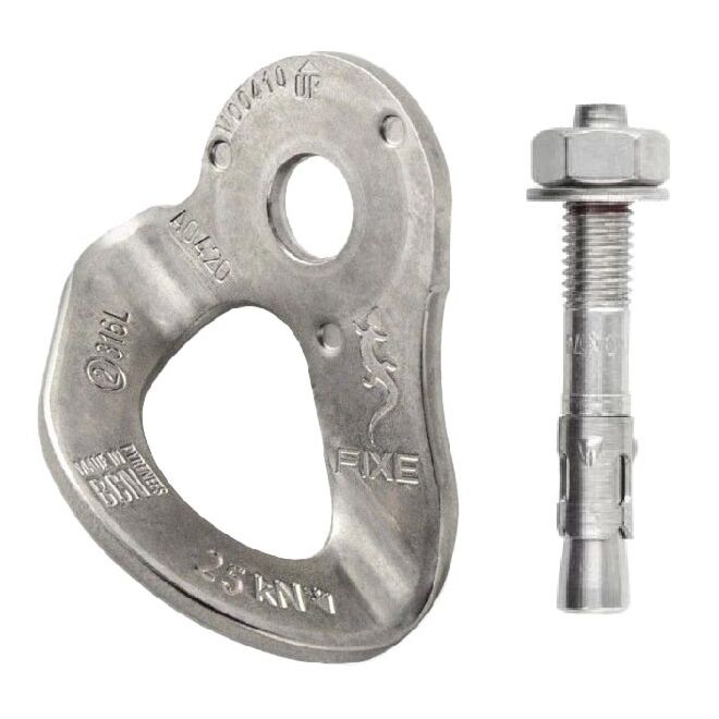 Fixe 316L Expansion Bolt Ø10x70 mm + Hanger pack chiodo a espansione + placchetta