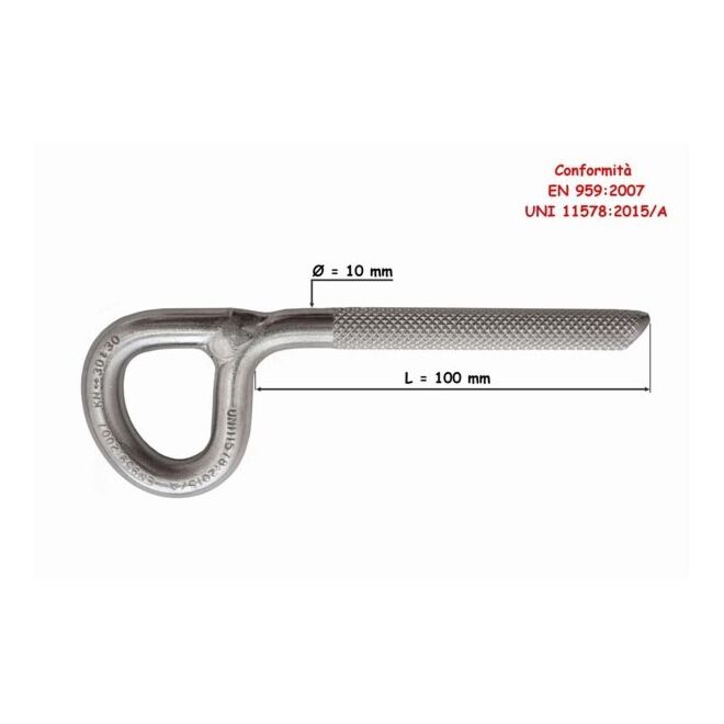 Raumer Superstar inox Ø10x100 mm ancoraggio chimico