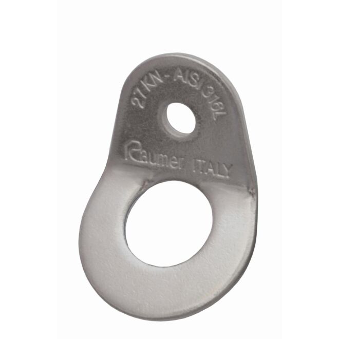 Raumer Placchetta inox Wing Ø8 mm piastrina