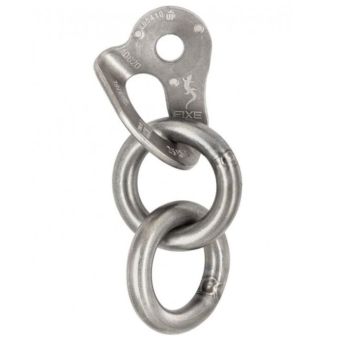 Fixe C-Belay Station Fixe 1 316L M10 placchetta + 2 anelli