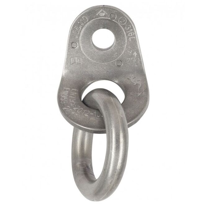 Fixe C-Belay Station Fixe 2 316L placchetta + anello